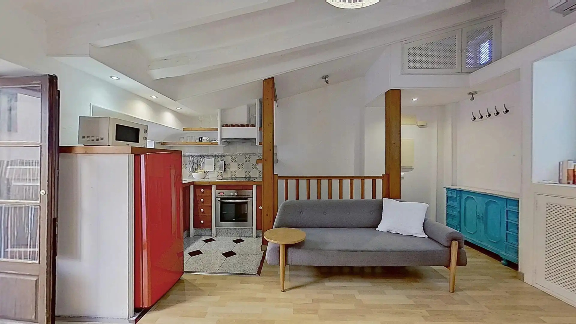 Wohnzimmer von Wohnung zum Verkauf in  Palma de Mallorca mit Klimaanlage, Möbliert und Balkon