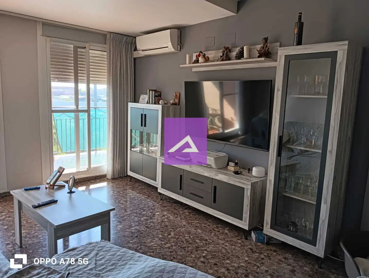 Sala de estar de Piso en venta en Algemesí con Aire acondicionado, Trastero y Balcón