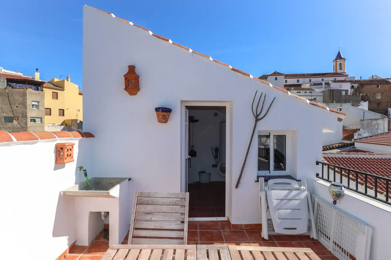 Jardí de Casa adosada en venda en Yunquera amb Jardí privat