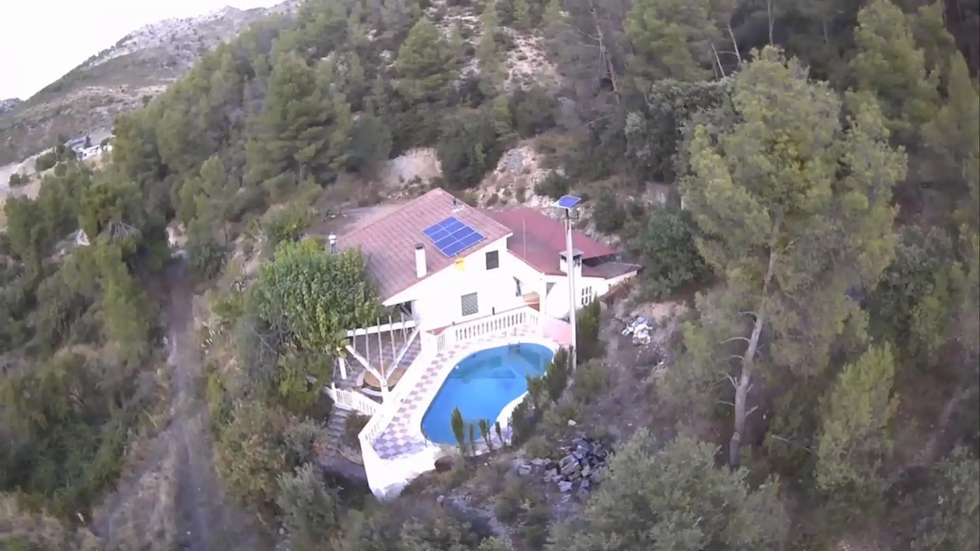 Vista exterior de Casa o chalet en venta en Foz-calanda con Jardín privado, Terraza y Piscina