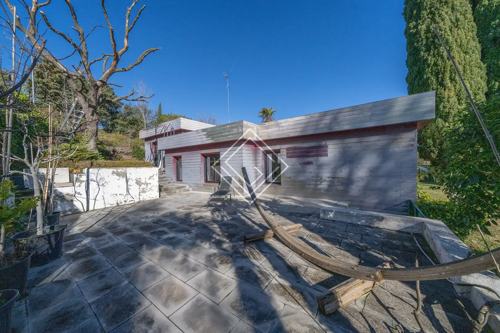 Vista exterior de Casa o xalet en venda en Fuente del Fresno amb Aire condicionat, Calefacció i Jardí privat