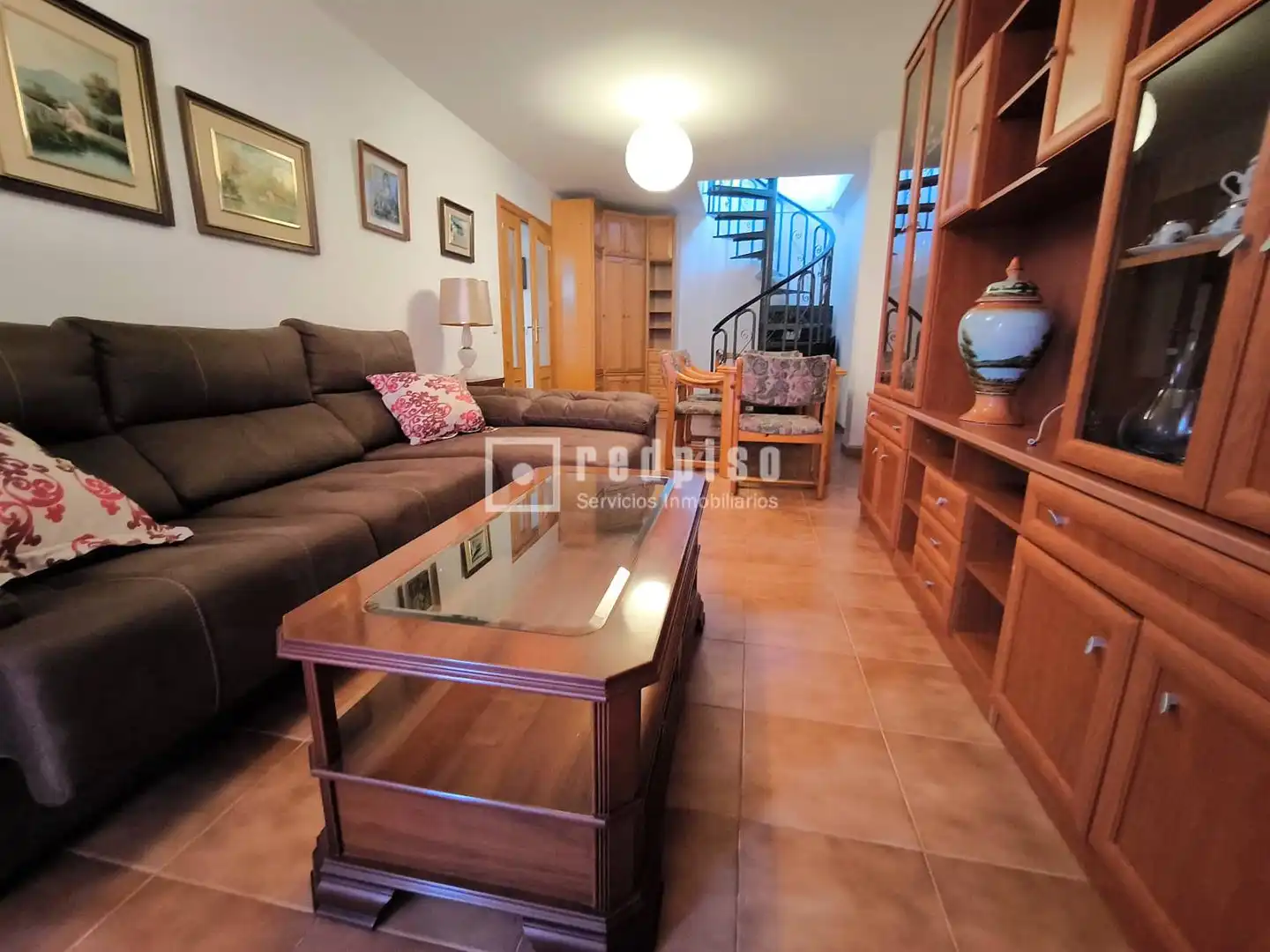 Wohnzimmer von Wohnung zur Miete in Calera y Chozas mit Heizung, Terrasse und Abstellraum