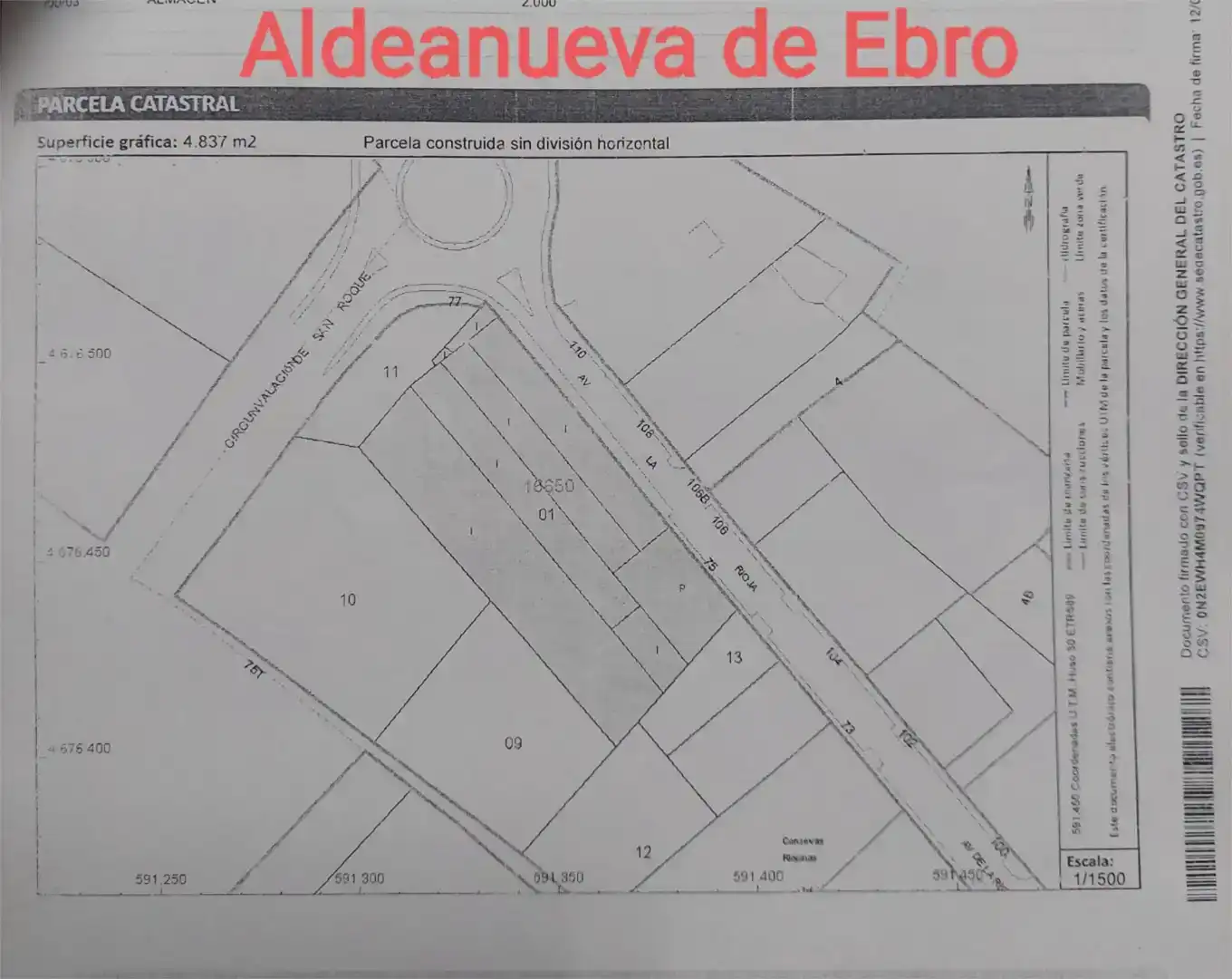 Nau industrial en venda en Aldeanueva de Ebro