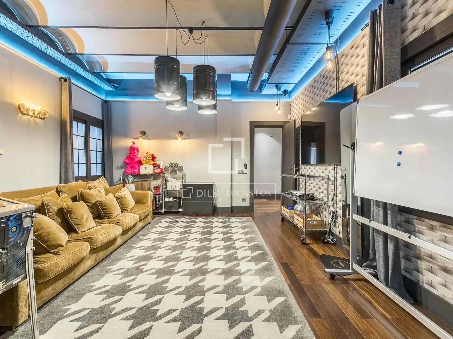 Sala de estar de Piso en venta en Barcelona con Aire acondicionado, Calefacción y Parquet
