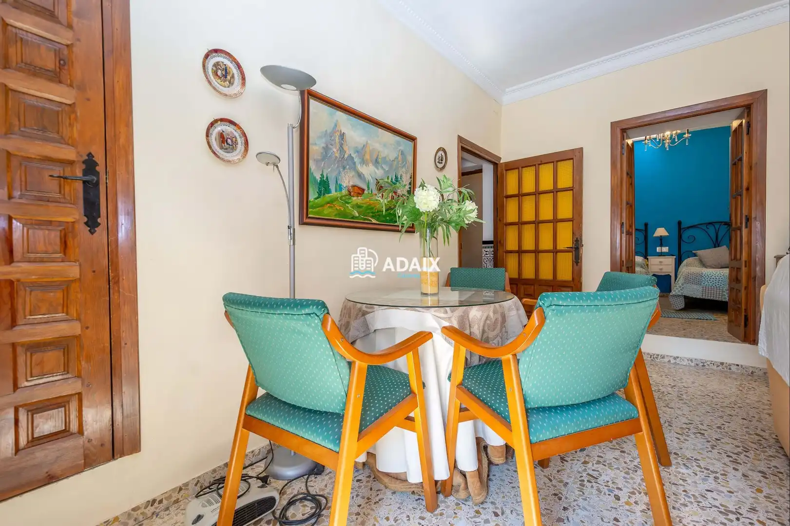 Esszimmer von Einfamilien-Reihenhaus zum Verkauf in Brozas mit Terrasse, Abstellraum und Balkon