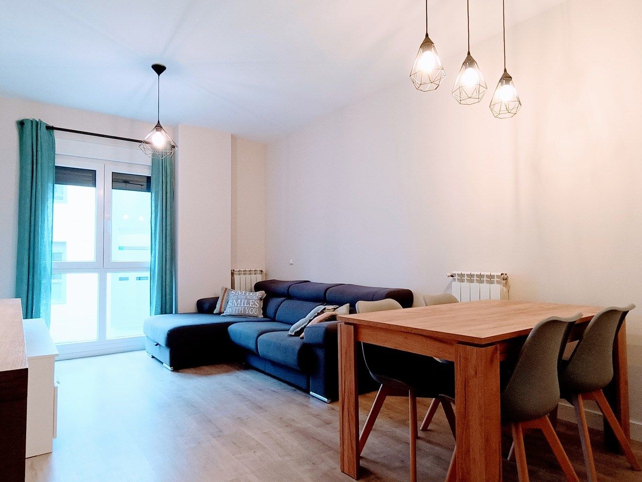 Sala de estar de Piso de alquiler en  Madrid Capital con Aire acondicionado, Calefacción y Terraza