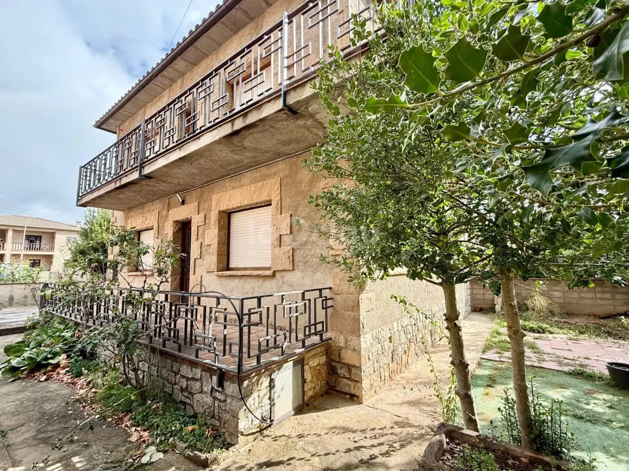 Vista exterior de Casa o xalet en venda en L'Estany amb Calefacció i Terrassa