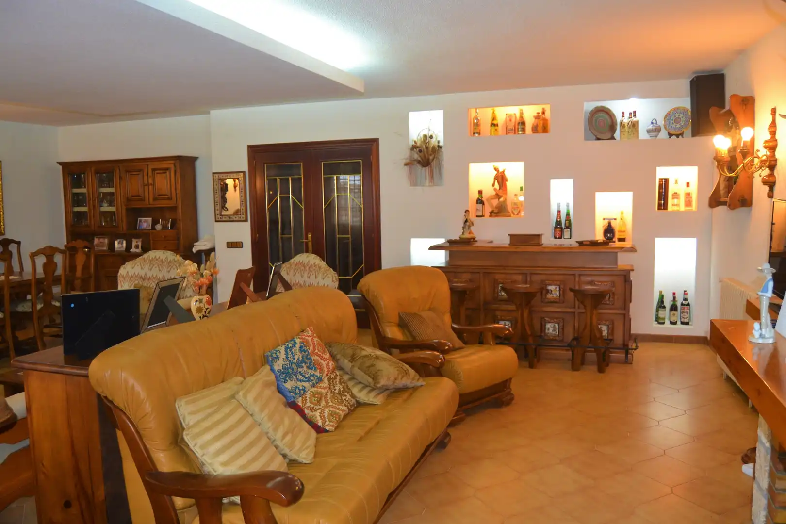 Sala de estar de Casa o chalet en venta en Albalatillo con Aire acondicionado, Jardín privado y Amueblado