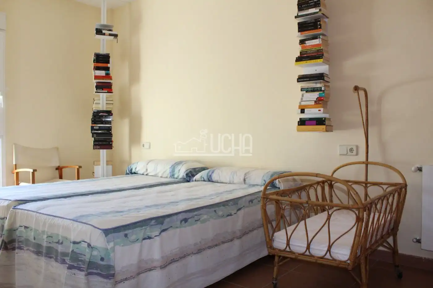 Habitación de Casa adosada de alquiler en Bétera con Aire acondicionado, Calefacción y Jardín privado