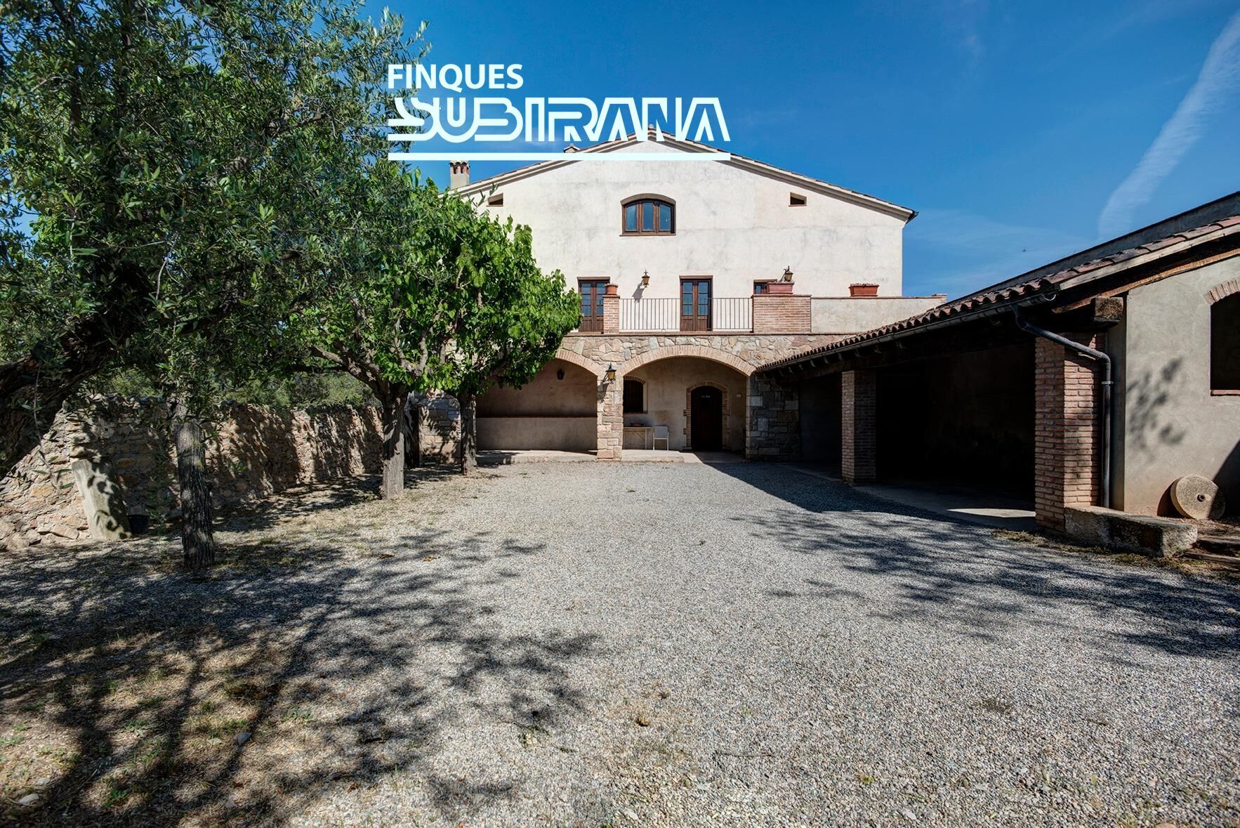 Vista exterior de Finca rústica en venda en Igualada amb Calefacció, Jardí privat i Terrassa