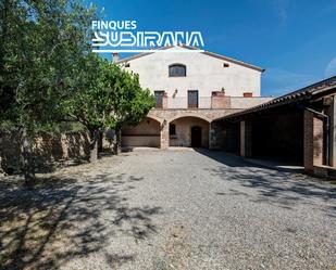 Vista exterior de Finca rústica en venda en Igualada amb Calefacció, Jardí privat i Terrassa