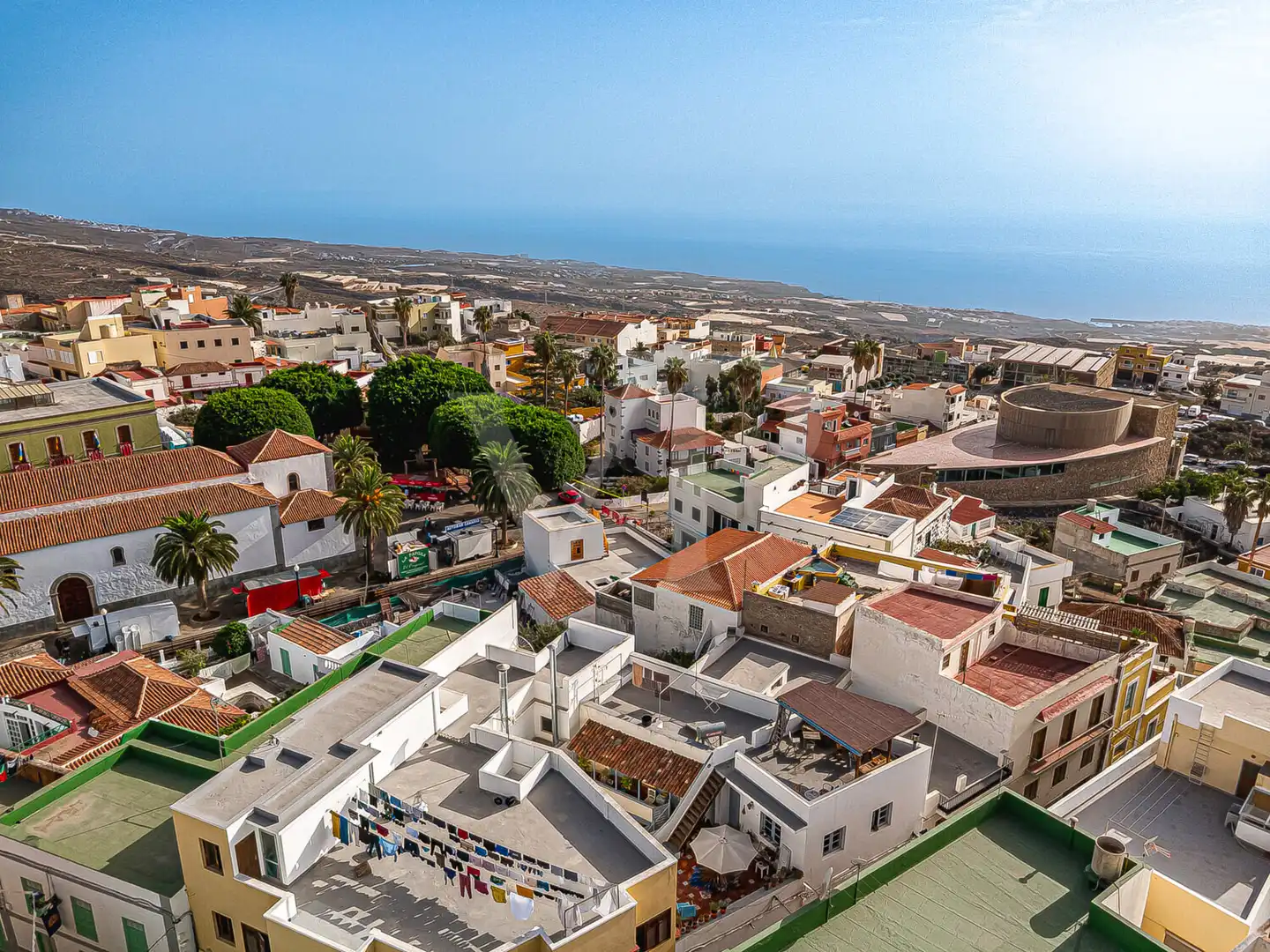 Vista exterior de Casa adosada en venta en Guía de Isora interior