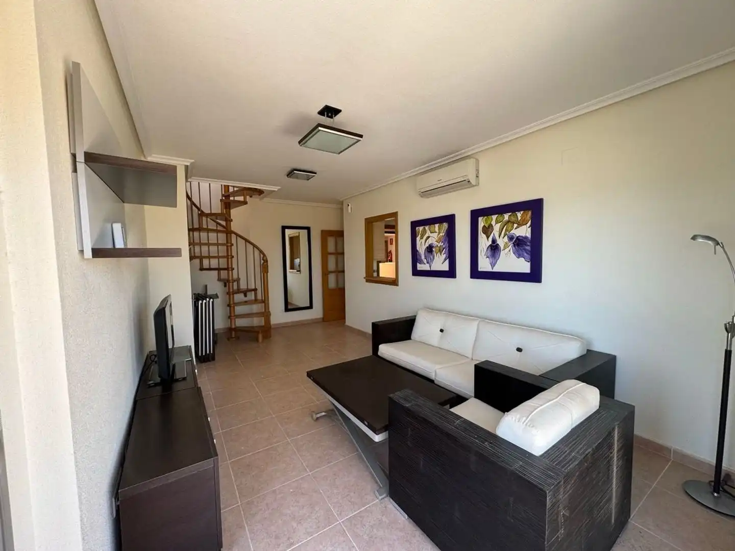 Sala de estar de Piso en venta en Guardamar del Segura con Aire acondicionado, Jardín privado y Terraza
