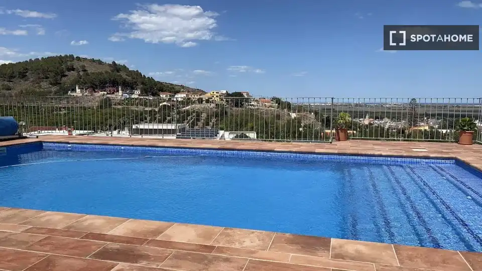 Swimming pool of Flat for rent in Corbera  with Air Conditioner, Heating and Furnished