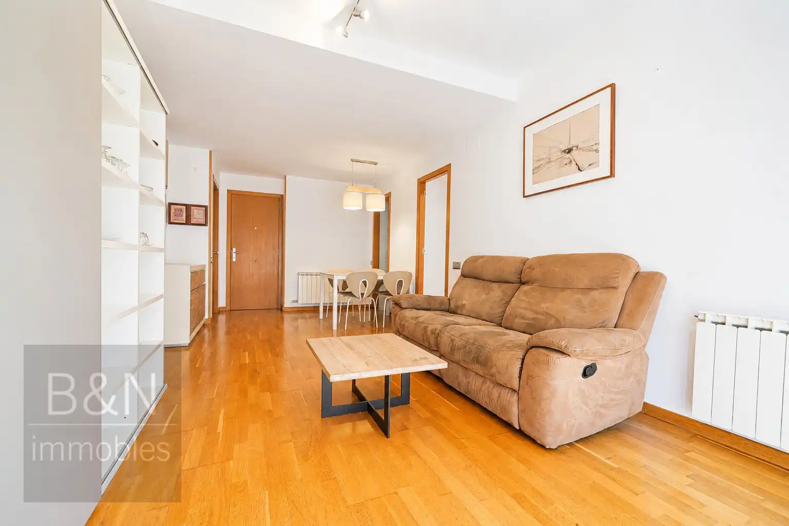 Sala de estar de Piso en venta en Terrassa con Aire acondicionado, Calefacción y Balcón
