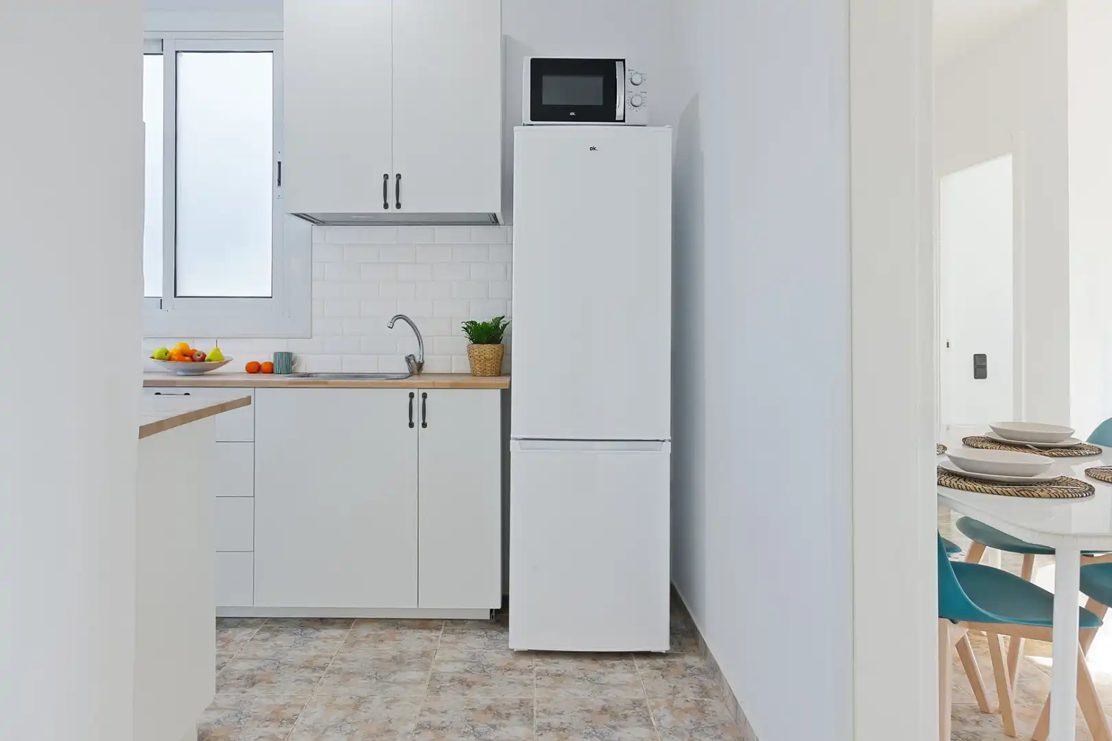 Cocina de Piso de alquiler en Sabadell con Aire acondicionado, Calefacción y Amueblado