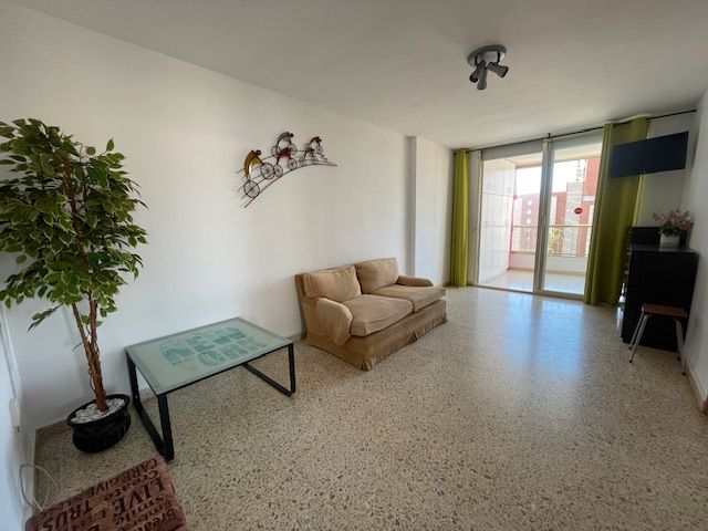 Living room of Flat for sale in Alicante / Alacant  with Terrace, Furnished and Community pool