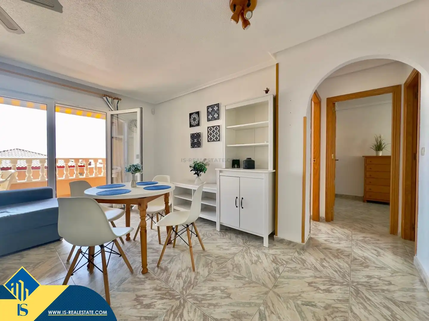 Dining room of Flat for sale in Torrevieja  with Terrace, Furnished and Community pool