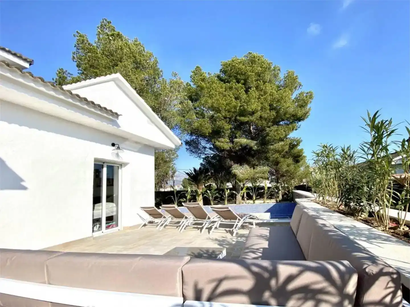 Terrace of Houses for rent in L'Ametlla de Mar   with Air Conditioner, Swimming Pool and Balcony