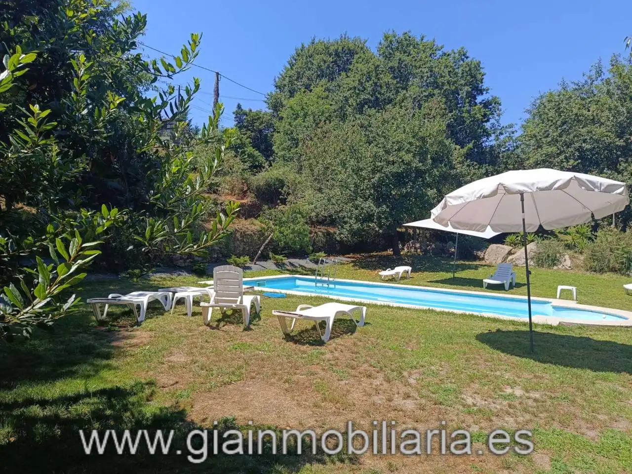 Piscina de Casa o chalet en venta en Mondariz con Calefacción, Jardín privado y Terraza