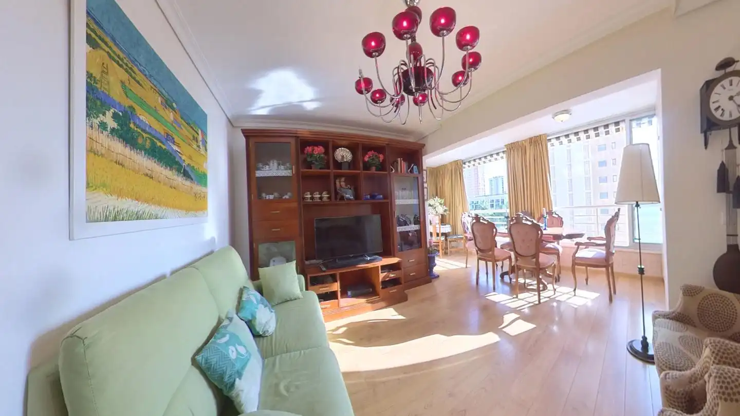 Living room of Flat for sale in Benidorm  with Air Conditioner, Furnished and Community pool