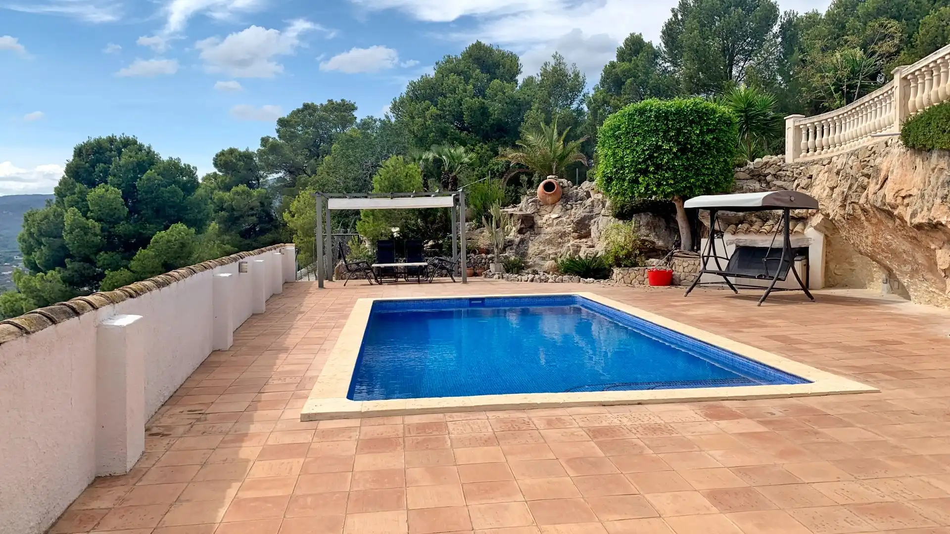 Piscina de Finca rústica en venda en Benissa amb Aire condicionat, Calefacció i Jardí privat