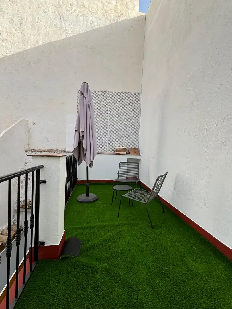 Terrace of Houses for share in Jaén  with Air Conditioner, Private garden and Terrace