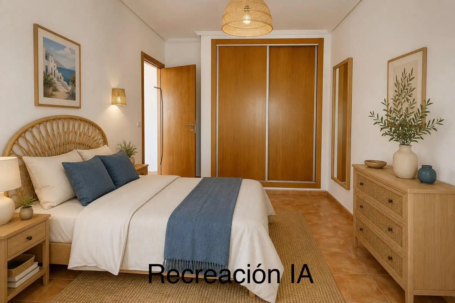 Habitación de Casa adosada en venta en Cartagena con Terraza, Trastero y Balcón