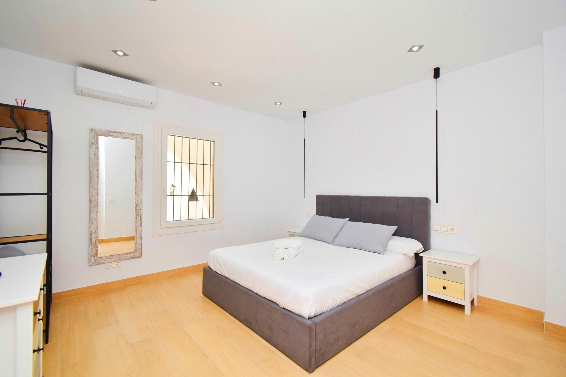 Bedroom of Flat for sale in El Ejido  with Air Conditioner and Community pool