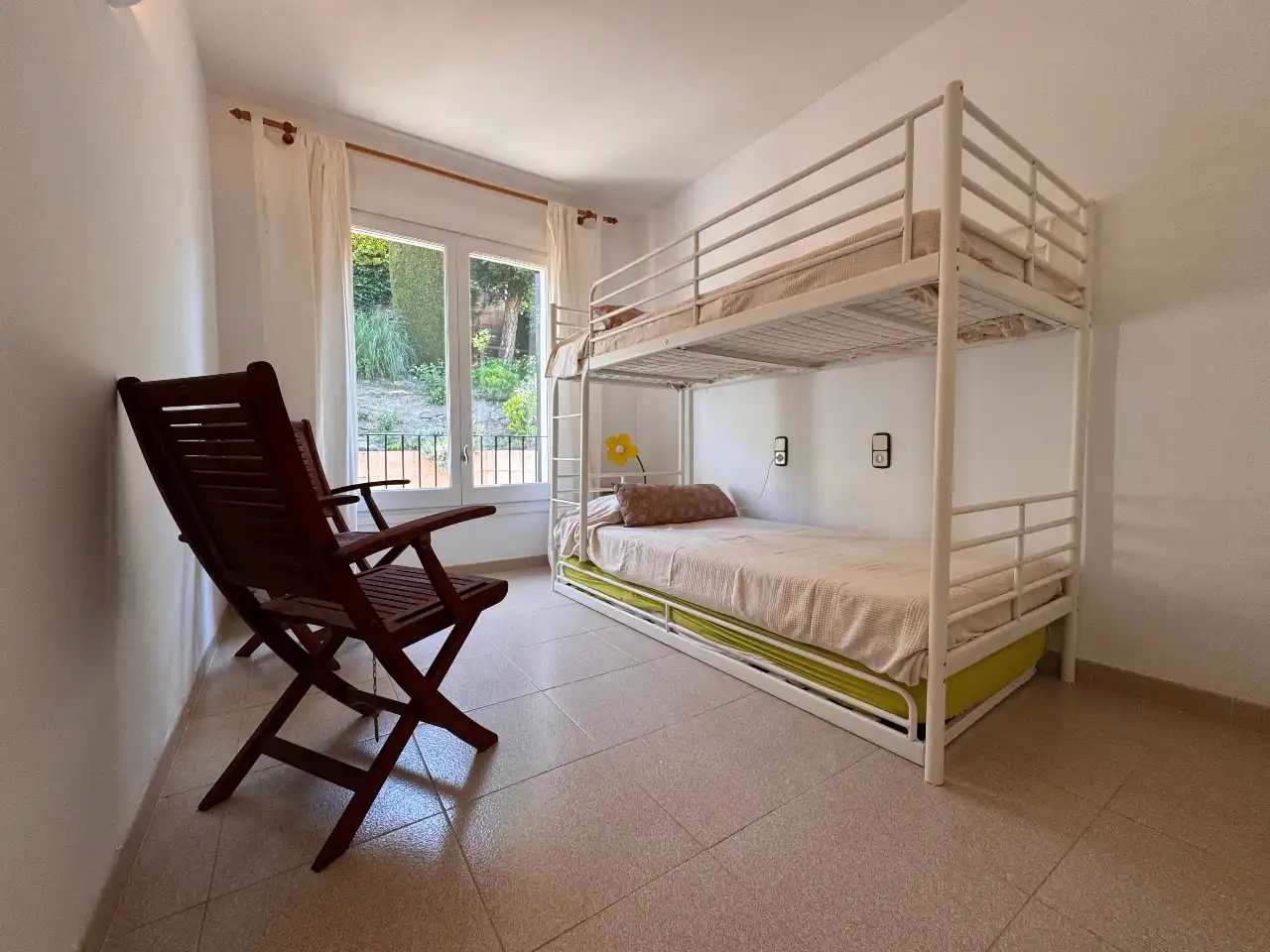 Schlafzimmer von Haus oder Chalet zum Verkauf in Palafrugell mit Klimaanlage, Privatgarten und Terrasse