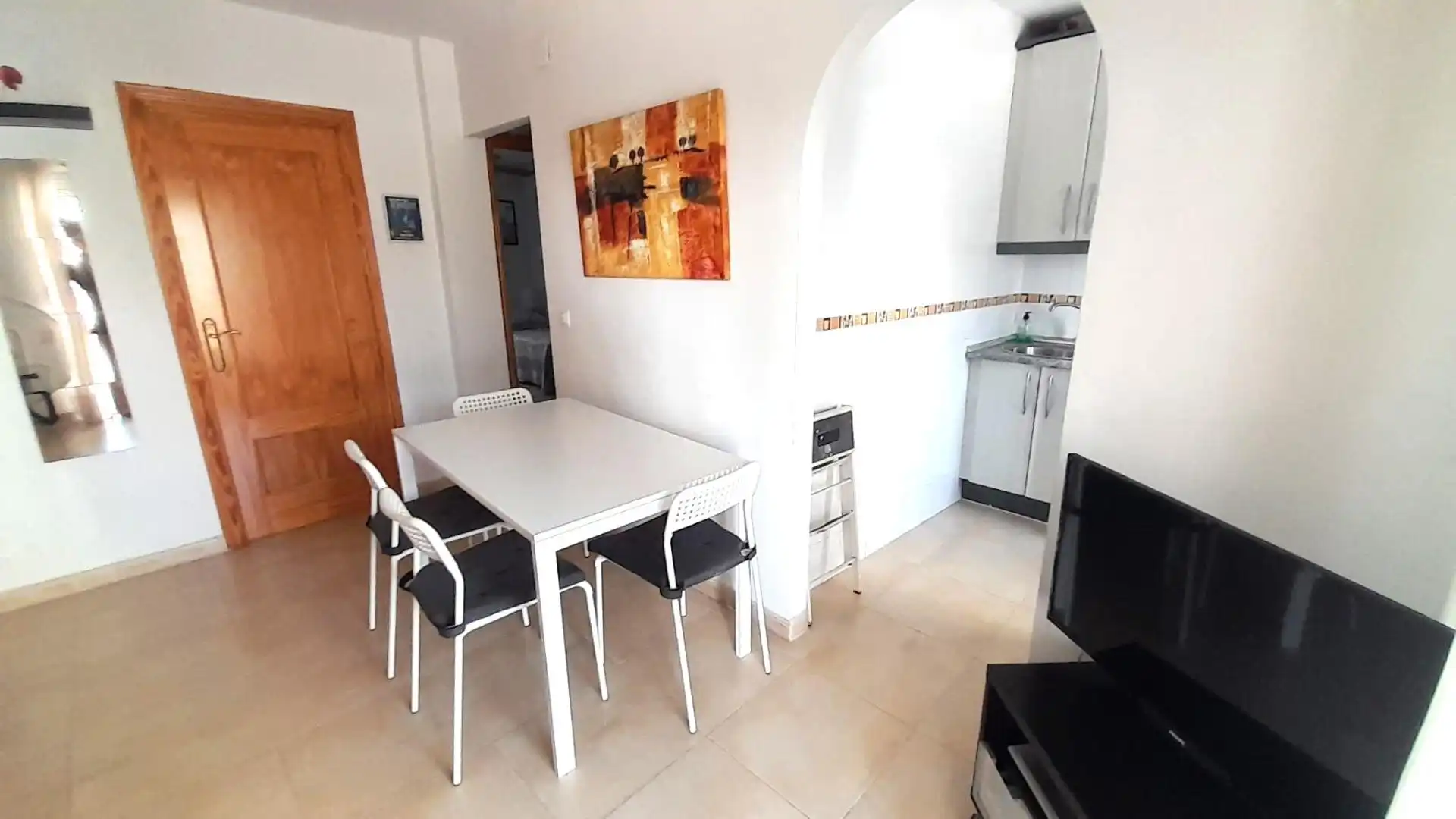 Esszimmer von Wohnung zum Verkauf in Benidorm mit Klimaanlage, Terrasse und Möbliert