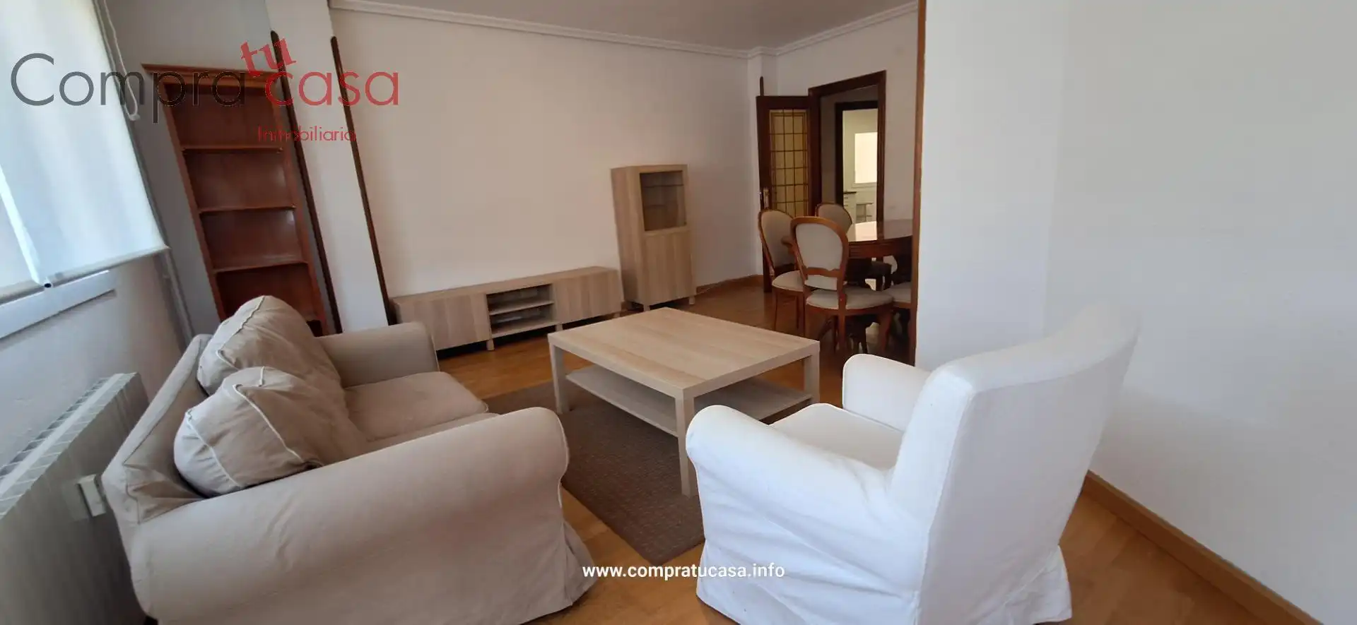 Sala de estar de Piso de alquiler en Segovia con Calefacción, Terraza y Amueblado