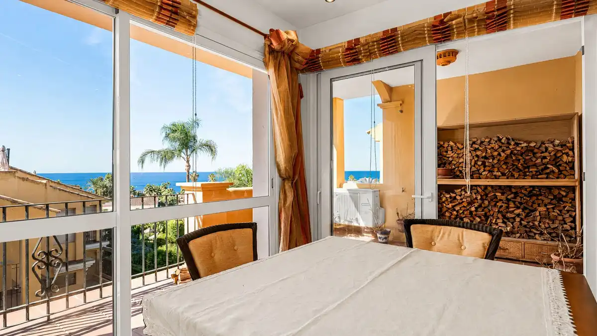 Balcony of Duplexes for sale in Marbella  with Air Conditioner, Heating and Private garden