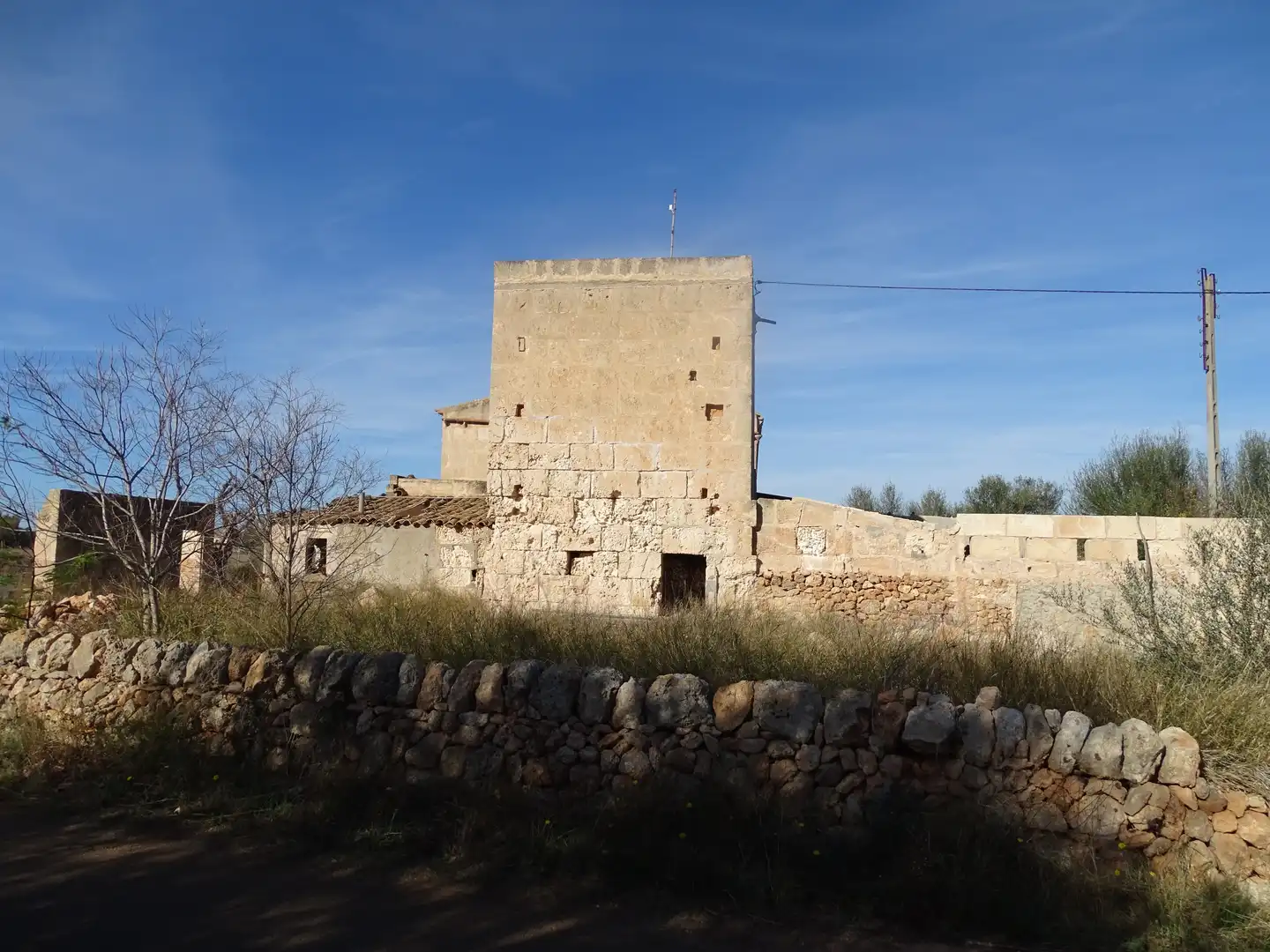 Vista exterior de Casa o xalet en venda en Campos amb Terrassa