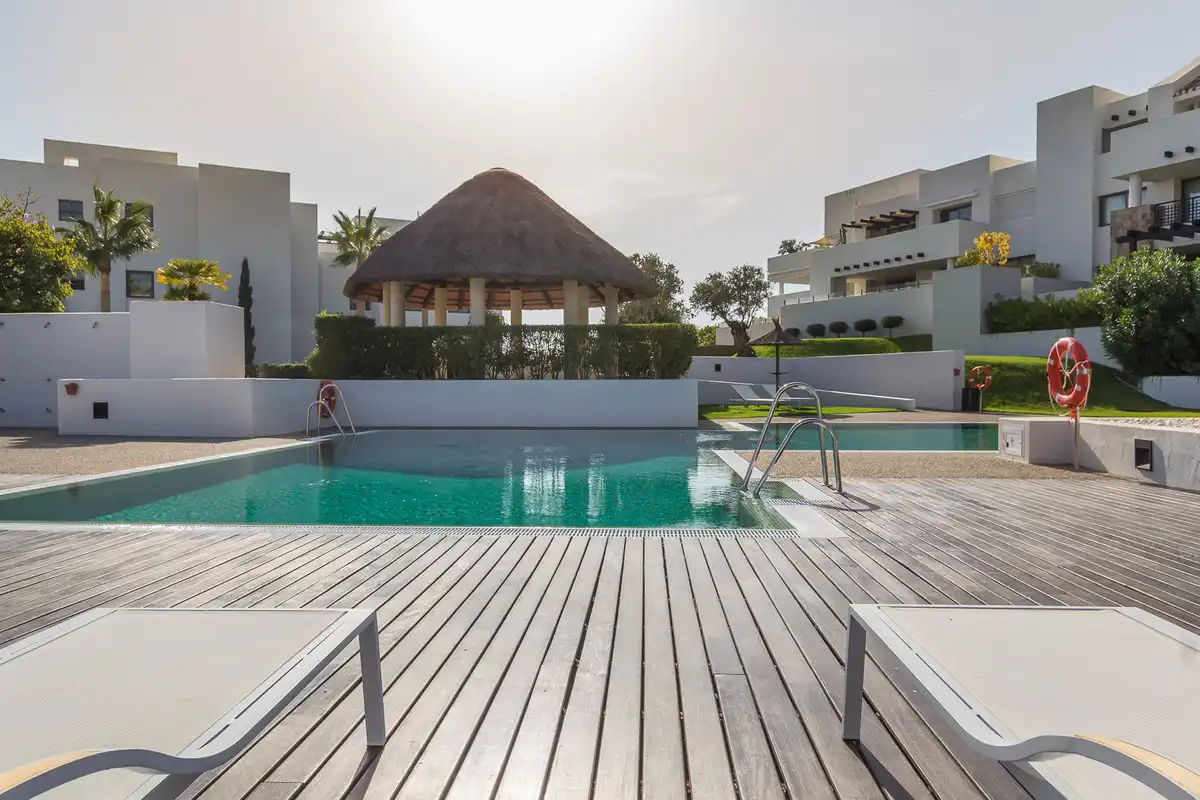 Swimming pool of Attic for sale in Benahavís  with Air Conditioner, Terrace and Storage room