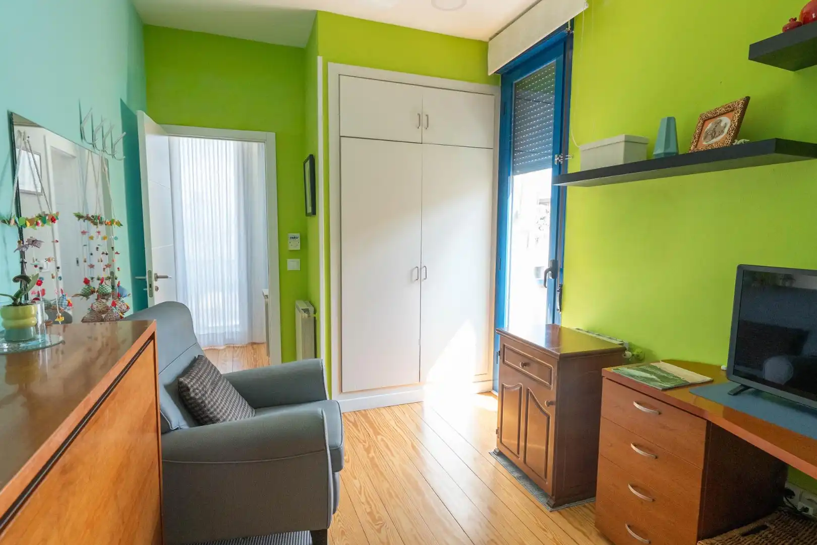 Schlafzimmer von Haus oder Chalet zum Verkauf in Madrid mit Klimaanlage, Heizung und Privatgarten