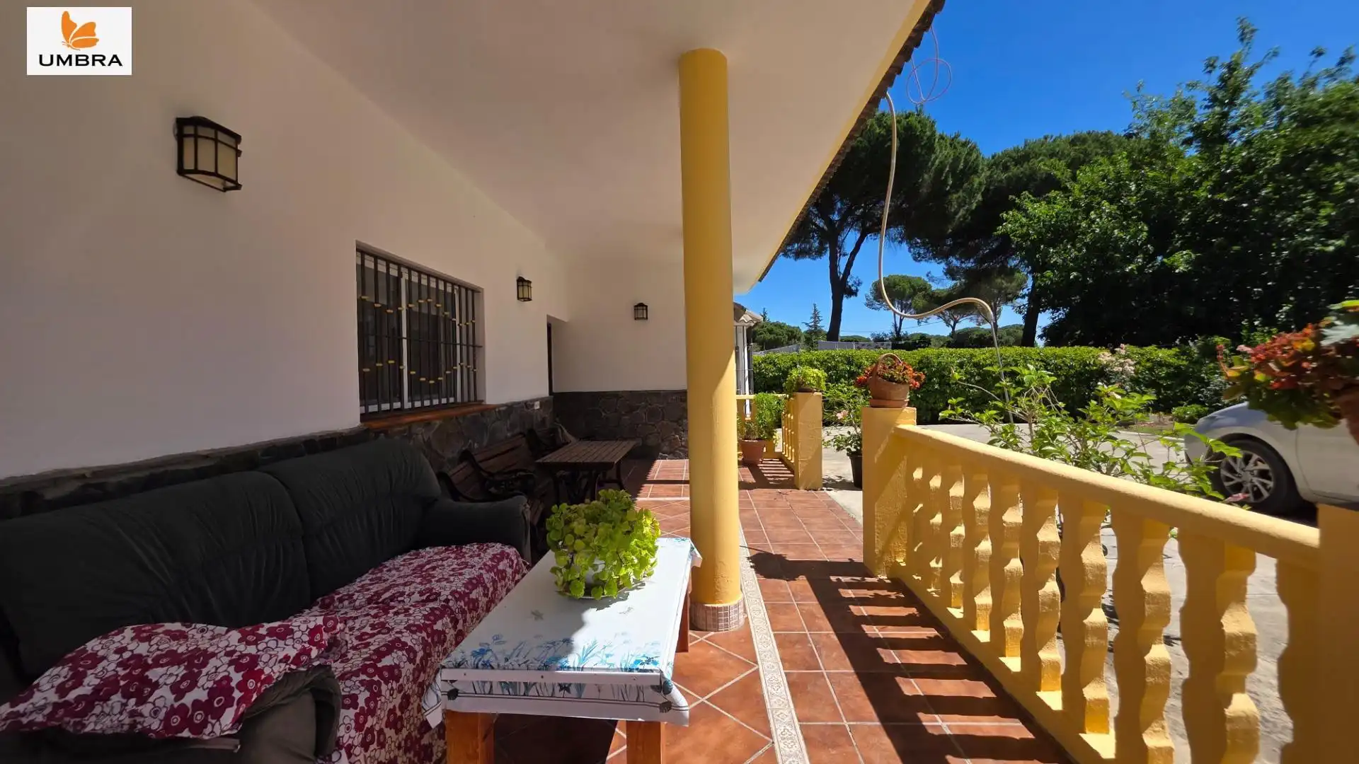 Terrassa de Finca rústica en venda en Jerez de la Frontera amb Aire condicionat, Jardí privat i Terrassa