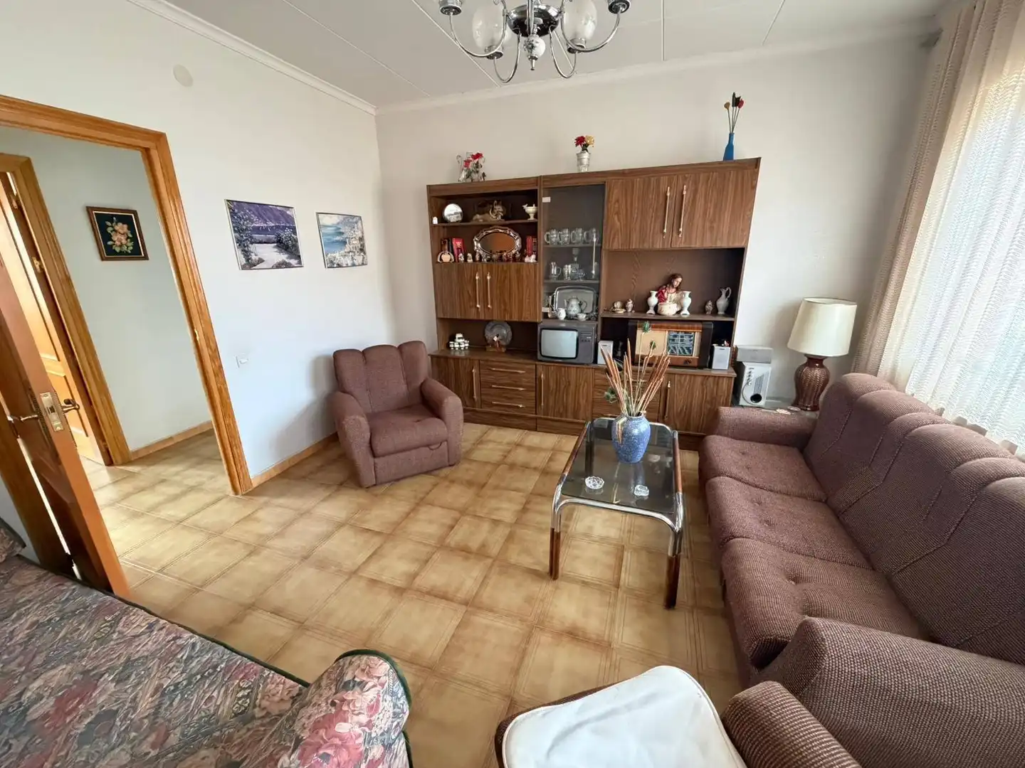 Sala de estar de Casa o chalet en venta en La Guardia con Amueblado y Alarma