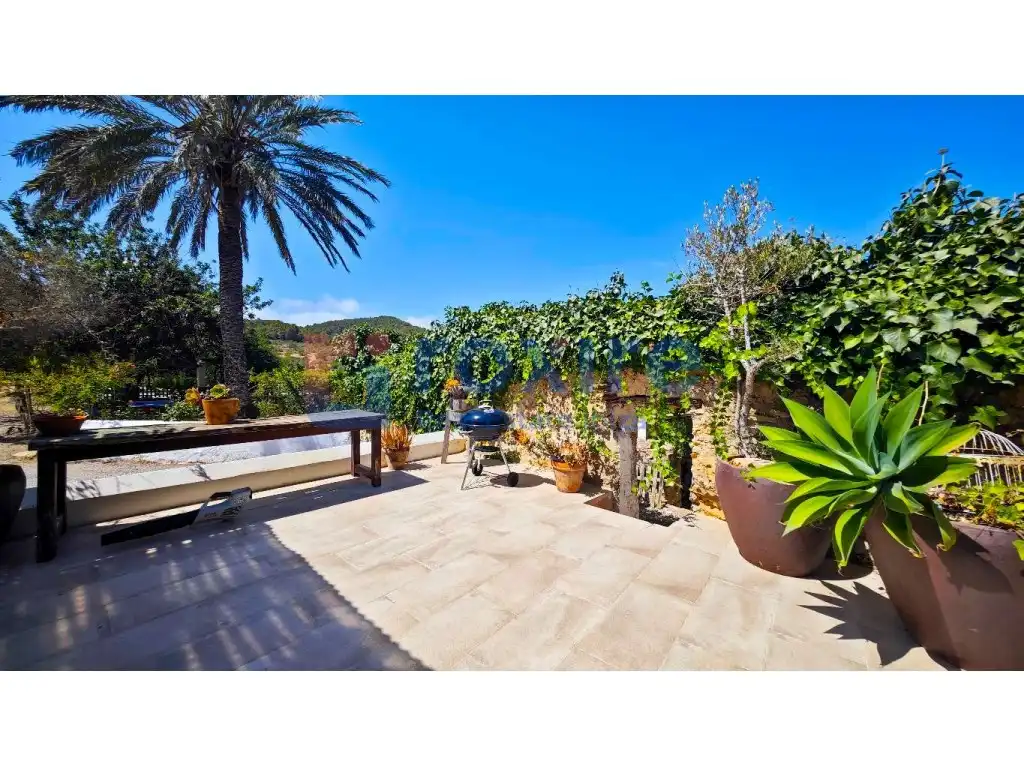Terrace of Country homes for rent in Sant Josep de sa Talaia  with Air Conditioner, Private garden and Terrace