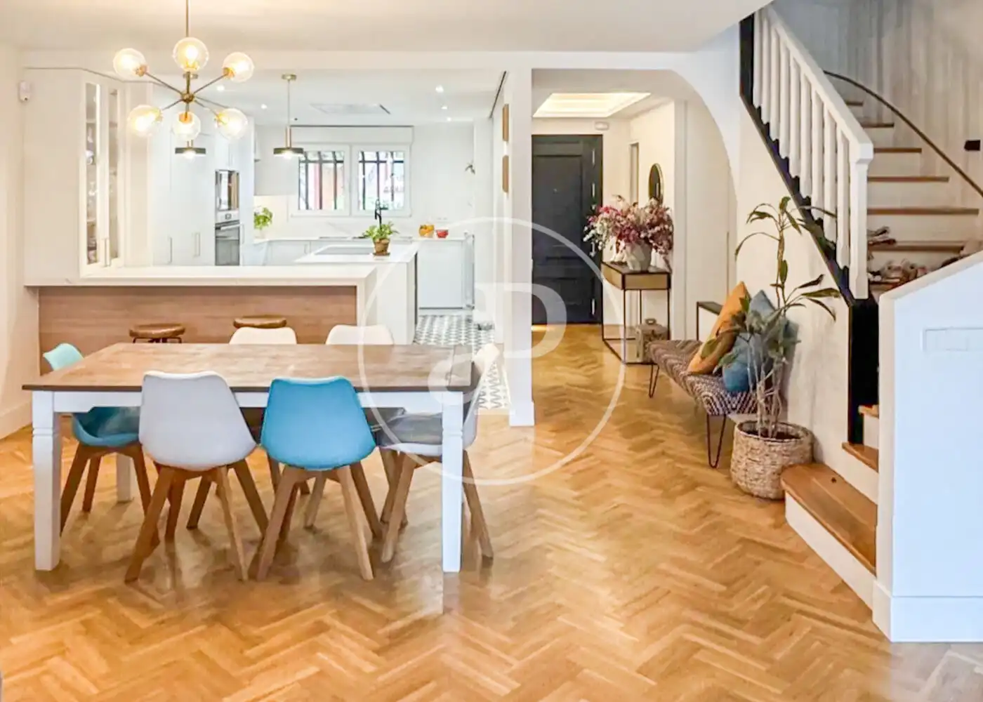 Esszimmer von Wohnung zum Verkauf in Majadahonda mit Klimaanlage, Heizung und Privatgarten