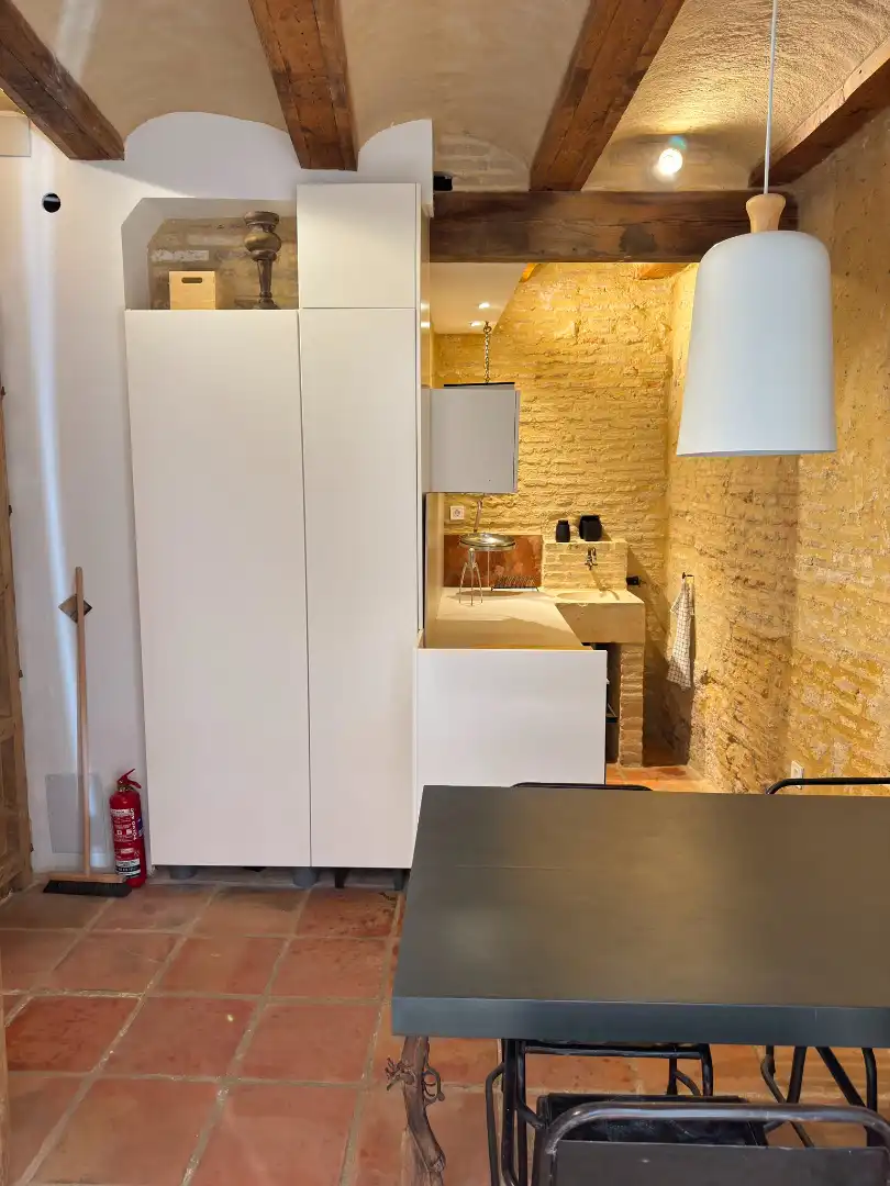 Kitchen of Flat for rent in Valencia  with Air Conditioner, Heating and Furnished