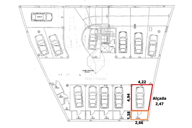 Parkplatz von Garage zum Verkauf in L'Escala