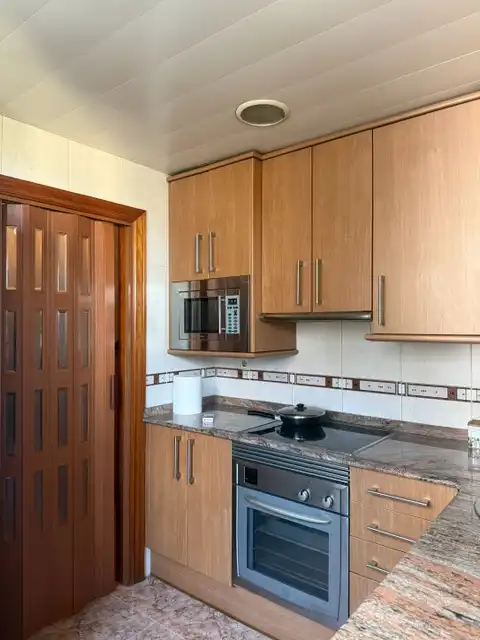 Kitchen of Flat for sale in Badia del Vallès  with Air Conditioner, Heating and Furnished