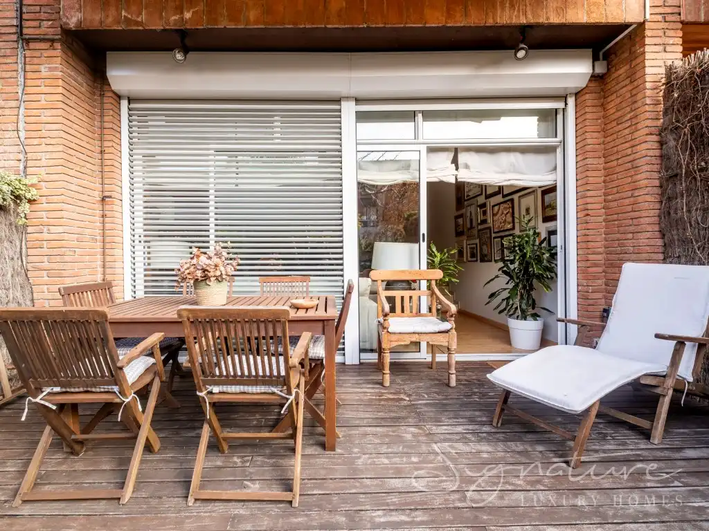Terrace of Detached homes for sale in Sant Cugat del Vallès  with Air Conditioner, Private garden and Terrace