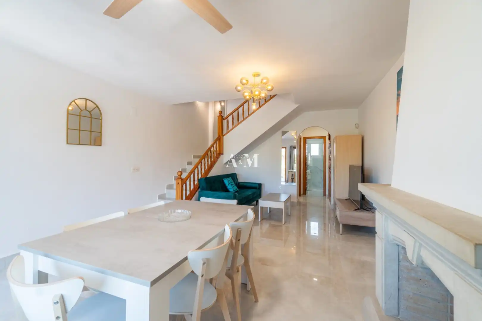 Living room of Houses for rent in Orihuela  with Air Conditioner, Private garden and Terrace