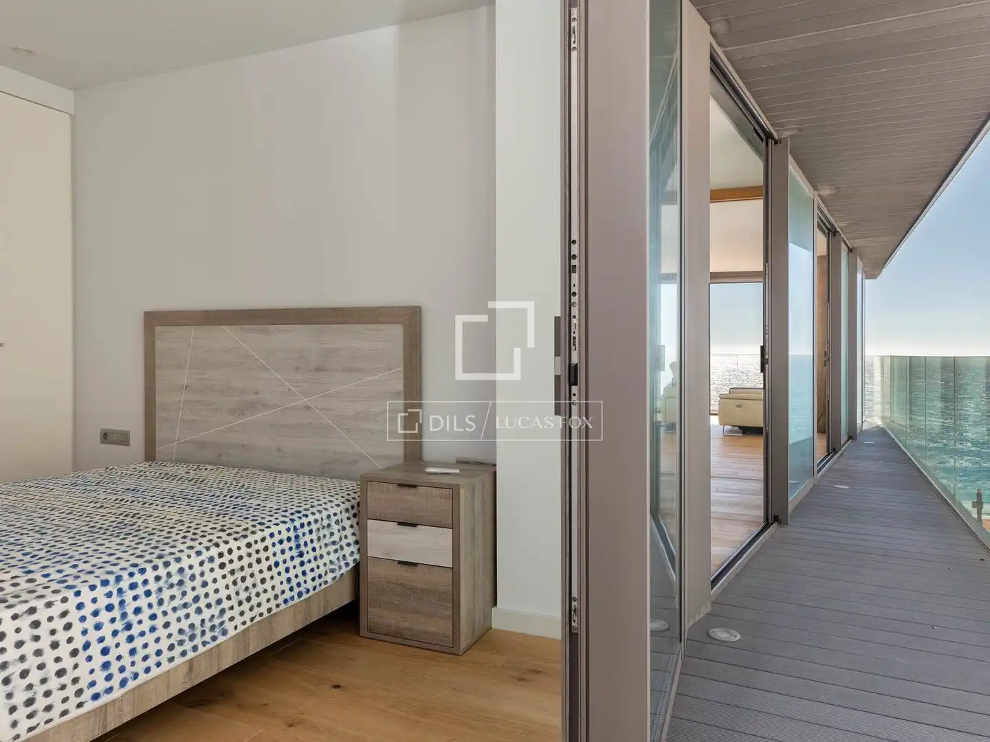 Schlafzimmer von Wohnung zum Verkauf in Lloret de Mar mit Klimaanlage, Terrasse und Schwimmbad