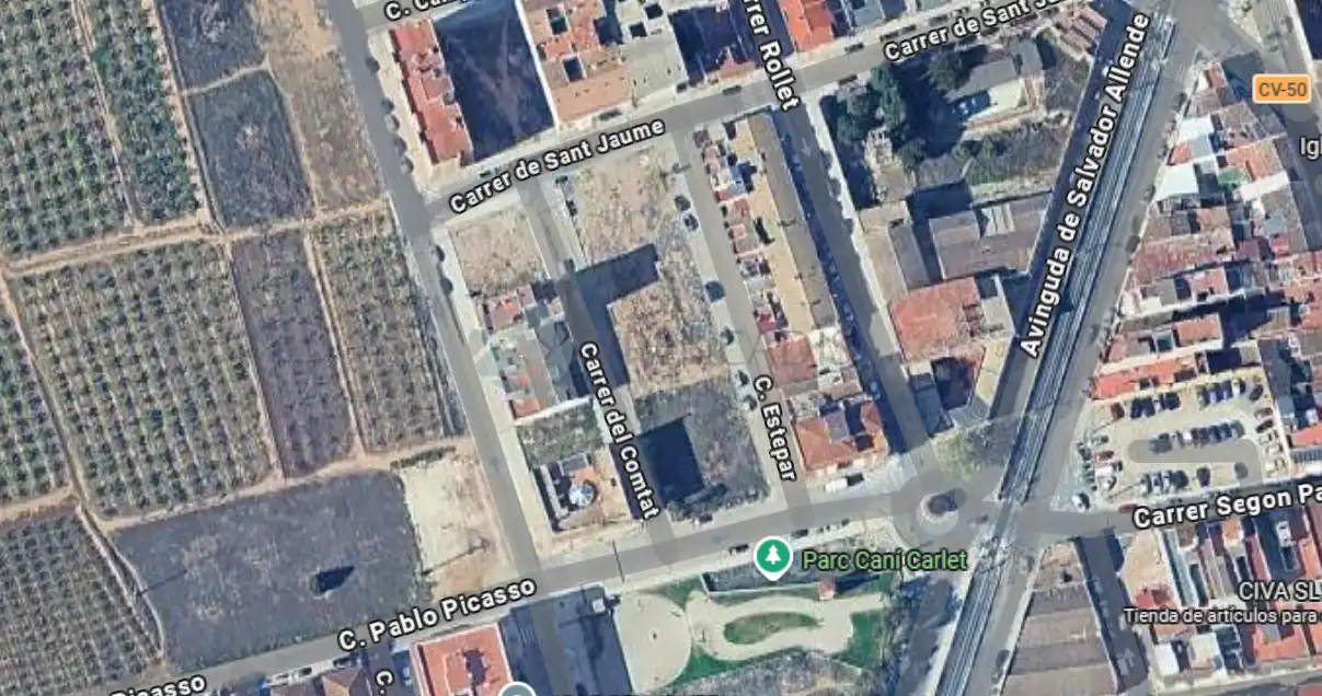 Vista exterior de Piso en venta en Carlet