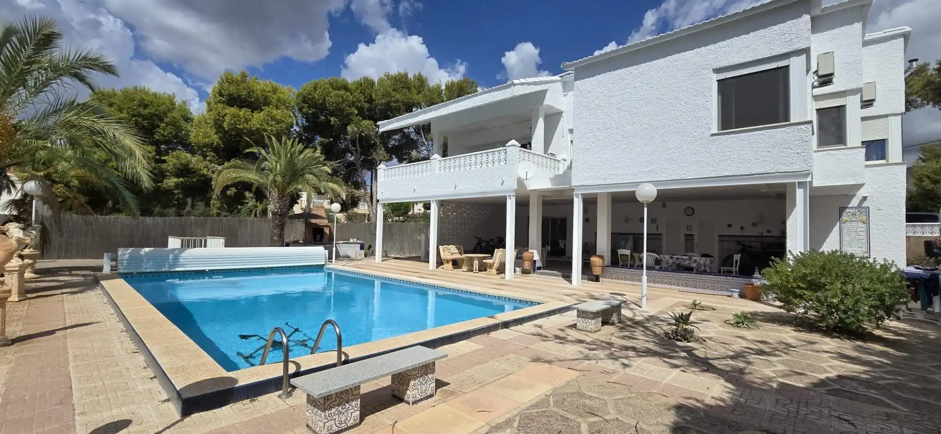 Piscina de Casa o xalet en venda en Cartagena amb Aire condicionat, Calefacció i Jardí privat