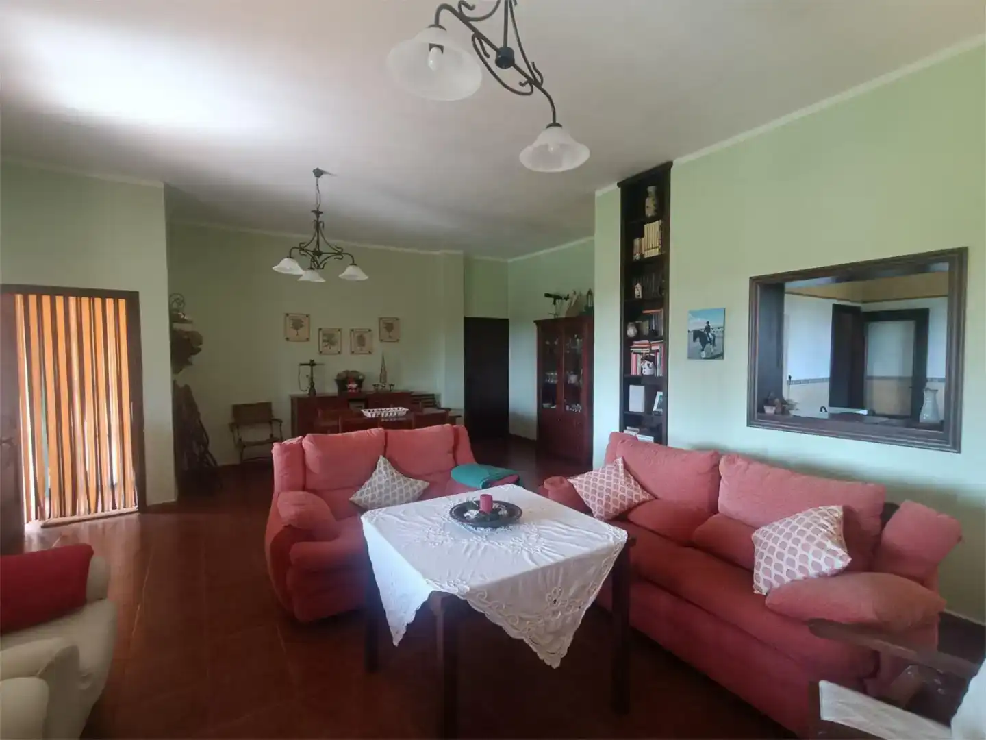 Sala d'estar de Casa o xalet en venda en Trigueros amb Aire condicionat i Piscina