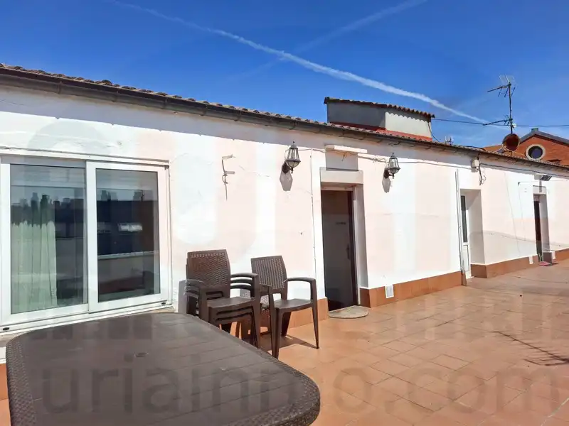 Exterior view of Attic for rent in Oviedo   with Heating, Terrace and Furnished
